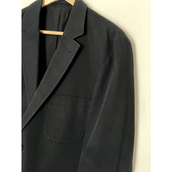 Lacoste Men's Black Blazer Jacket Two Button Closure Size 50/4 D51 - Picture 10 of 16